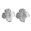 Silber Blumen Ohrringe (2411OR4110-1)